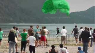 preview picture of video 'Festa dell'aria 2012 - Lago di Santa Croce'