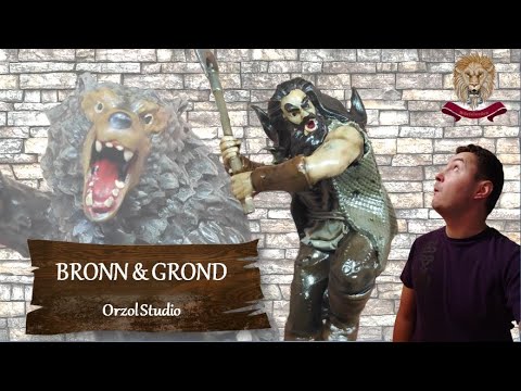 Unboxing BRONN & GROND - Orzol Studio- Review -Alternativmodell Herr der Ringe / Mittelerde Tabletop