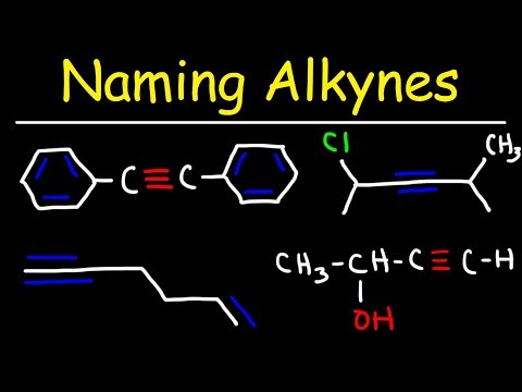 Naming Alkynes - IUPAC Nomenclature & Common Names