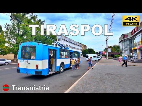 Tiraspol - 4K Walking Tour | Unrecognized State | Transnistria (Pridnestrovian Moldavian Republic)