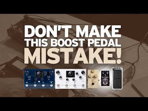 Boost and Volume Pedals - Where should they go?