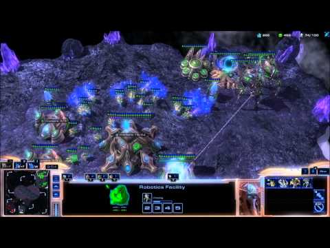 WoL PvT Colossus Opening with fast transition (with commentary), StarCraft 2
