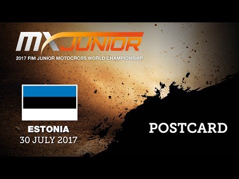 FIM Junior Motocross World Championship 2017 - Postcard of Estonia