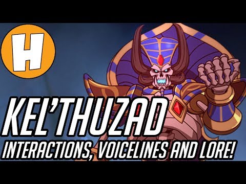 Kel'Thuzad - Heroes of The Storm New Voice Lines, Lore & Interactions! | Hammeh
