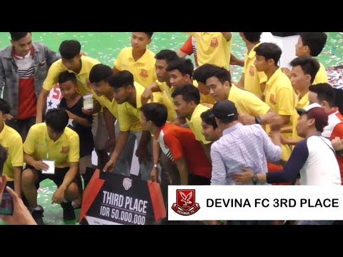 Devina FC (Jakarta Utara) Juara 3 Liga Futsal Nusantara 2018 [Prize Ceremony]