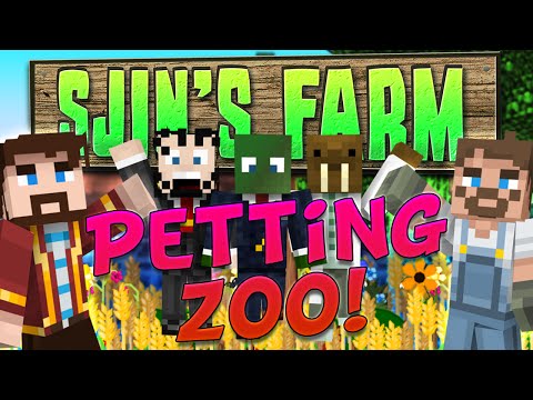 Sjin - Minecraft - Sjins Farm #86 - Petting Zoo Surprise [feat Hat Films]
