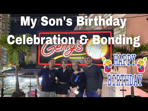 BIRTHDAY CELEBRATION OF MY SON || DINNER AT GERRY'S GRILL @MariaIrma