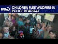 Children flee wildfire in Bearcat vehicle | West Coast Wrap