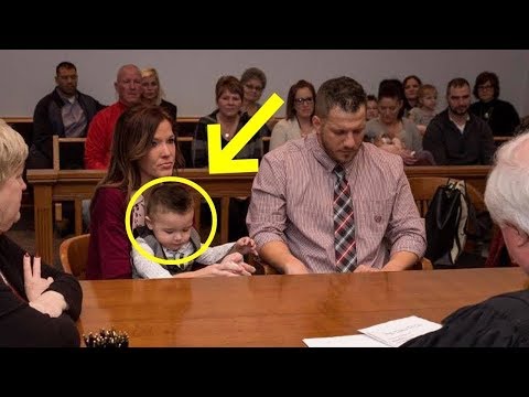 Они решили усыновить ребенка, но то, что сделал мальчик в зале суда… все просто замерли!