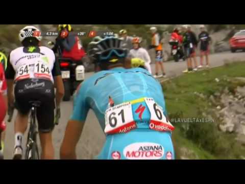 Nairo Gana Etapa En  lagos de Covadonga