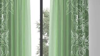 Комплект штор «Локевирс (зеленый)» — видео о товаре