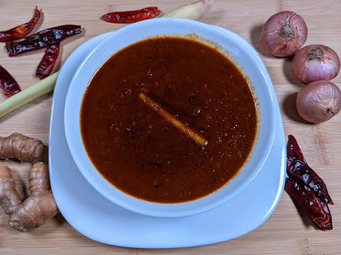 Malaysian Kampung Style Peanut Sauce (Kuah Kacang)