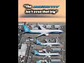 777 is huge! ✈️💀 #airplane #aviation #aircraft #boeing #777 #comparison #avgeek