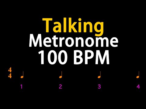 100BPM Talking Metronome (Quarter Note) 人聲節拍器