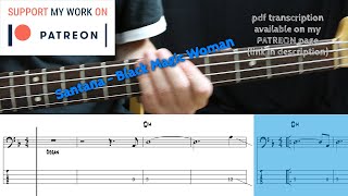 Download lagu Santana - Black Magic Woman (Bass cover with tabs) mp3