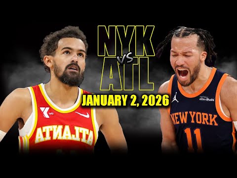 New York Knicks vs Atlanta Hawks Full Game Highlights – January 2, 2026 | NBA Season