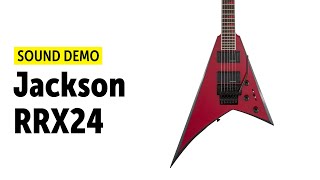 Video thumbnail for Jackson RRX24 - Sound Demo (no talking) by Guitar Bonedo