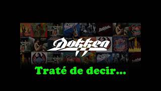Dokken - Goodbye my friend (Subtitulos en español)