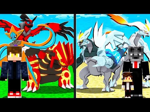 FUSÃO POKEMON VS POKEMON LENDÁRIO VS ULTRA BEAST - MINECRAFT PIXELMON MOD
