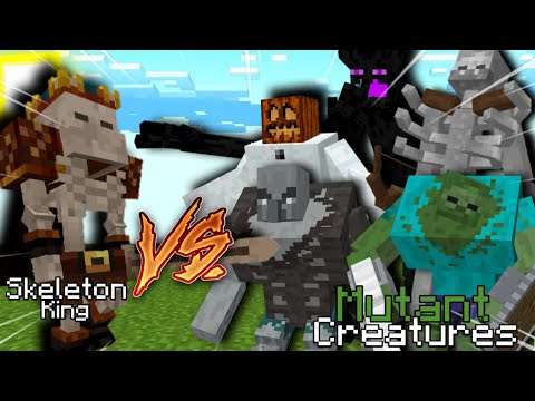 Ultimate Mob Battle: Skeleton King vs Mutants!