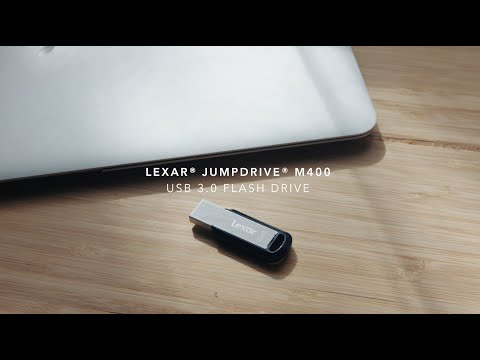 Lexar JumpDrive M400 Metal LJDM400128G-BNBNG 128GB Silver