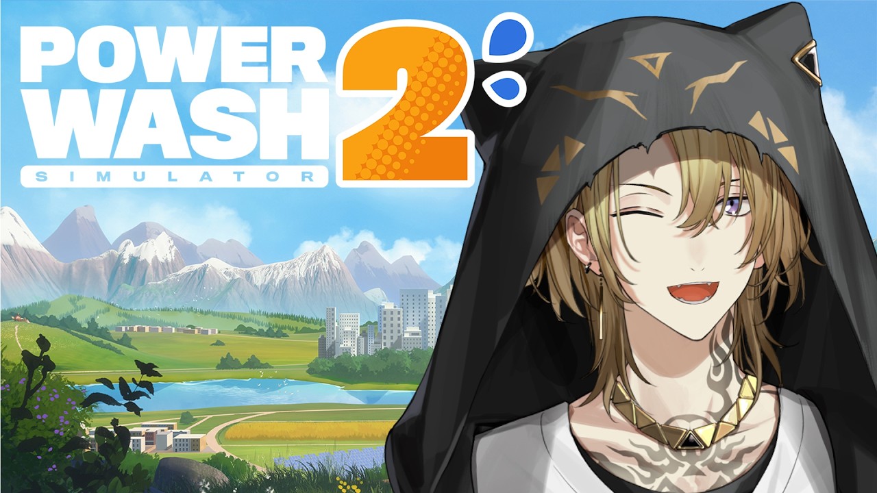 【POWERWASH SIMULATOR 2】VTUBER CLEANS THE DIRTIEST PLACE ON PLANET【NIJISANJI EN | Luca Kaneshiro】