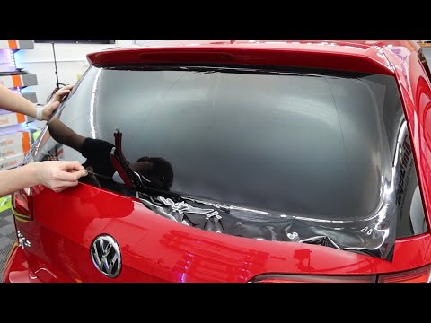 Back Window Tint VW GOLF Made EASY
