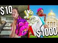 Back To School Budget Challenge 10 VS 1 000
