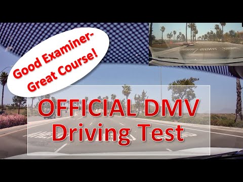 Official DMV Road Test - Confident and Calm - GREAT Driving Course