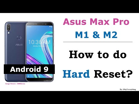 Asus Zenfone Max Pro M1 and M2 | How to do Hard Reset | Android 9