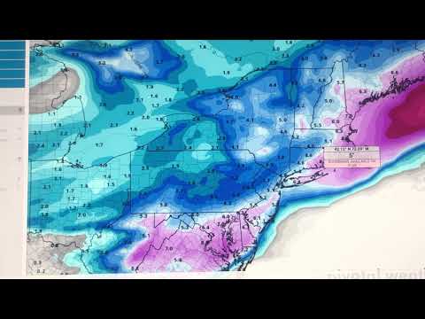 Winter Storm Quade Final Update!! Moderate-Heavy Snowfall For Northeast and New England Tomorrow!