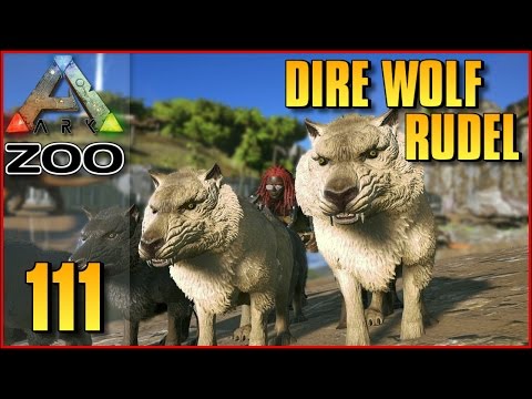 ARK Zoo #E111 - DIRE WOLF TAMING & ZÜCHTEN - Ark Survival Evolved [Deutsch/German]