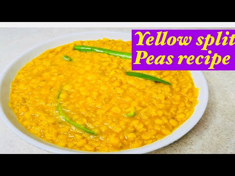 Ethiopian Food How To Make Yellow Split Peas Recipe || Kik Alicia Wot ||