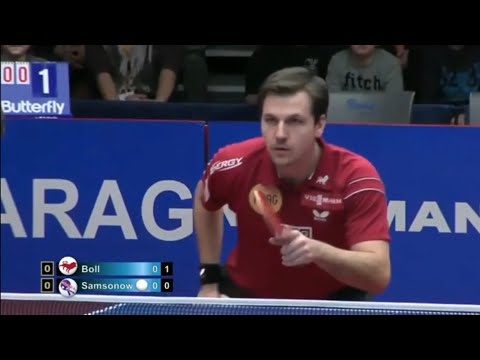 Timo Boll vs Vladimir Samsonov | European Champions League Highlights (1/4)