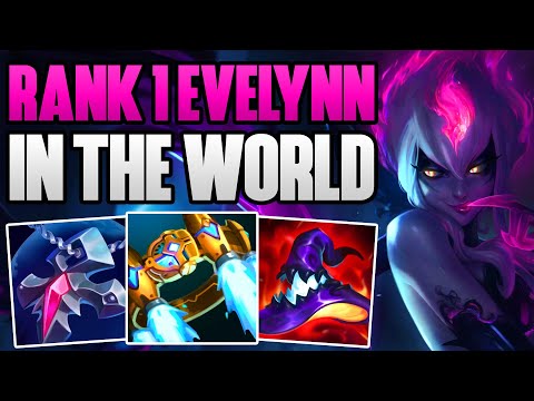 BEST EVELYNN IN THE WORLD 1V9 IN CHALLENGER! | CHALLENGER EVELYNN JUNGLE GAMEPLAY | Patch 13.14 S13