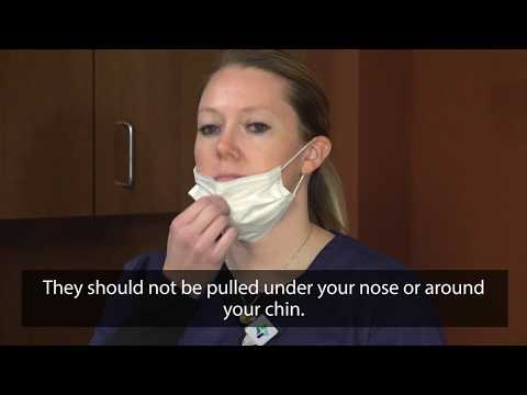 Donning and Doffing a Procedure Mask