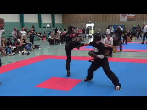 Kickboxen: Natalia Kley-Wisniewska - Anja Borrosch (Landesmeisterschaft WAKO - BaWü #19)