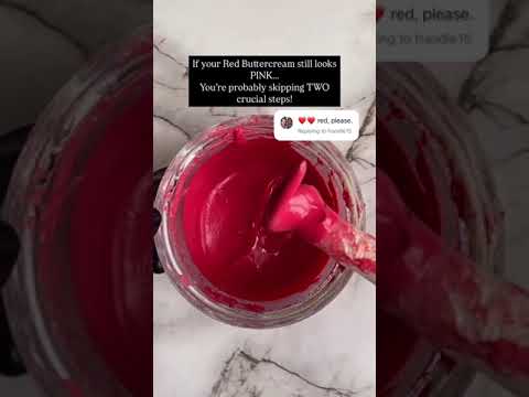 How to Make Bold Red Buttercream (Without Using a Ton of Food Coloring!) The secret isn’t in how