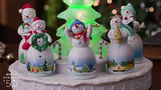 Snowtop Lodge Christmas Concert Tabletop Decoration With Light and Sound QFM3929