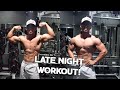 LATE NIGHT WORKOUT BAGO MAG OPENING ANG JXTREME FITNESS CENTER | SOLID NG LIGHTINGS!