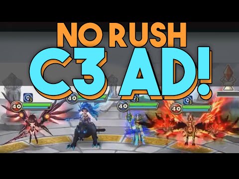 NO RUSH C3 AD! Barbara + Perna + Vanessa + Bastet Arena Defense in SUMMONERS WAR!