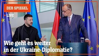 Livestream: Das sagen Merz und Selenskyj über die Ukraineverhandlungen | DER SPIEGEL
