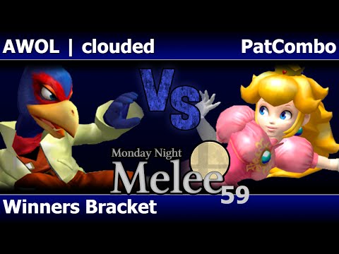 MNM 59 Melee - AWOL | clouded (Falco) vs PatCombo (Peach) - Winners Bracket