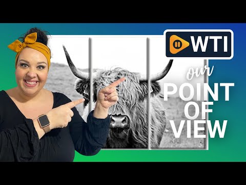 TUMOVO 3 Panel Cow Painting Art Decor - WTI product video review