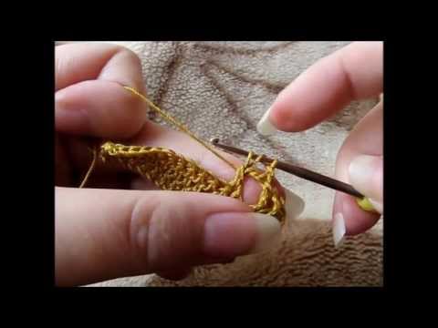 Maranta i szydełko - dwa słupki na jednej nóżce