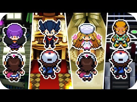 Pokémon Black & White - All Elite Four Battles (1080p60)