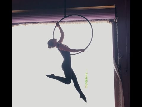 Fly Me to the Moon - Song Cover & Aerial Hoop Routine by Elaine Brackin