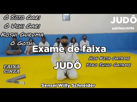JUDO - Belt examination for GRAY (Sensei Willy Schneider)