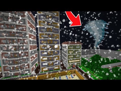ŞEHRE FIRTINA GELİYOR! 😱 - Minecraft