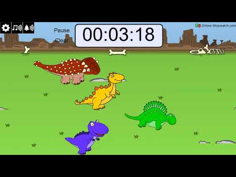 5 Minute Dinosaur Race Timer